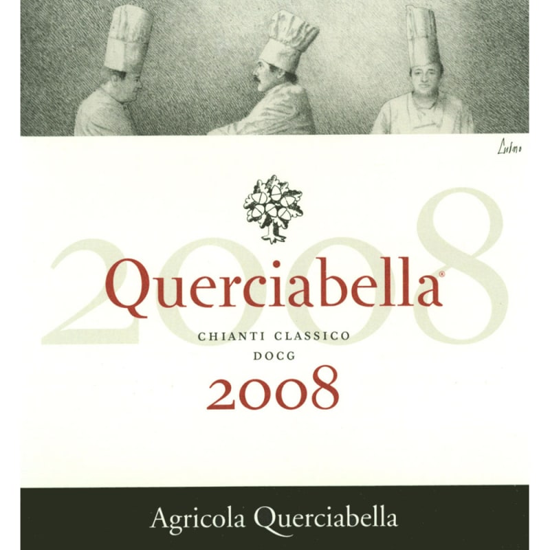 Querciabella Chianti Classico (375ML half-bottle) 2008 Front Label