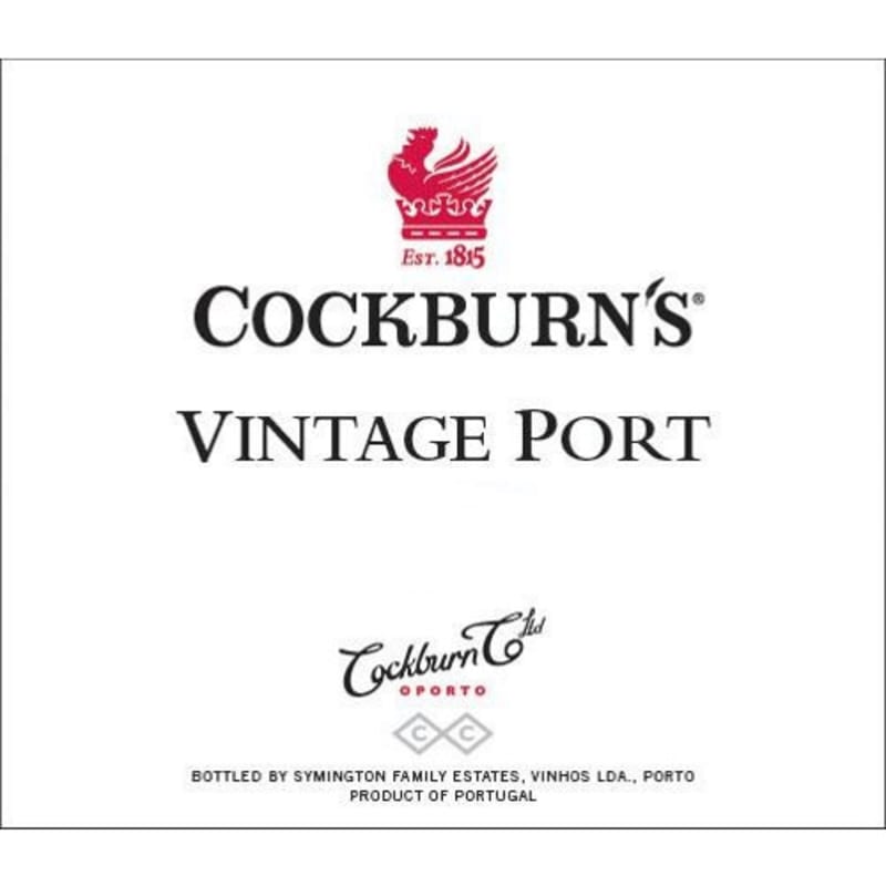 Cockburn's Vintage Port 2007 Front Label