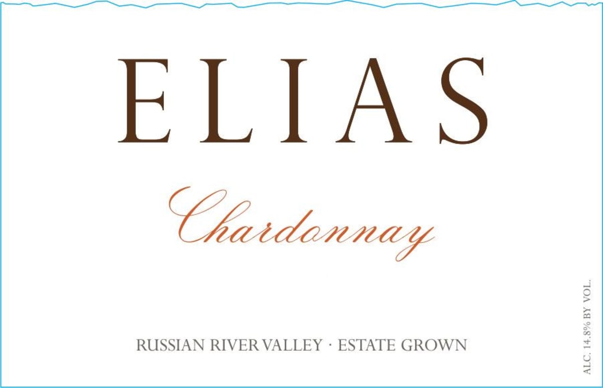 Hanna Elias Chardonnay 2014 Front Label