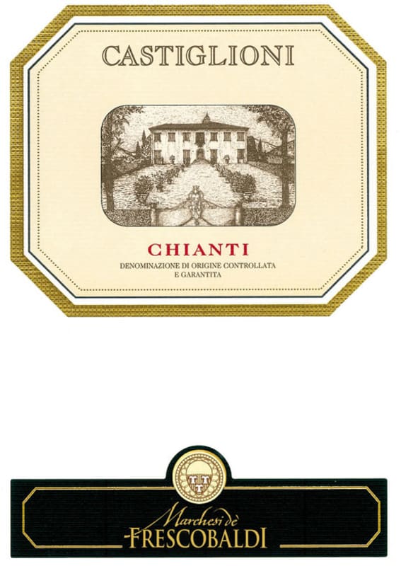 Frescobaldi Castiglioni Chianti 2009 Front Label