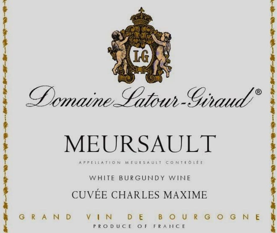 Domaine Latour-Giraud Meursault Cuvee Charles Maxime 2013 Front Label