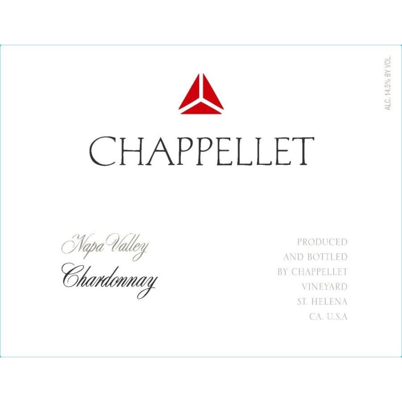 Chappellet Chardonnay 2009 Front Label