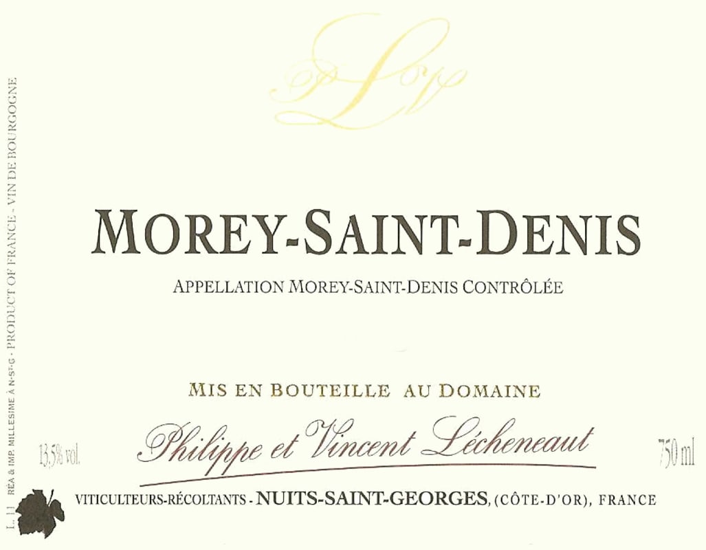 Lecheneaut Morey-Saint-Denis 2009 Front Label