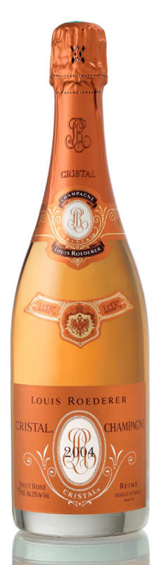 Louis Roederer Cristal Rose 2004 Front Label
