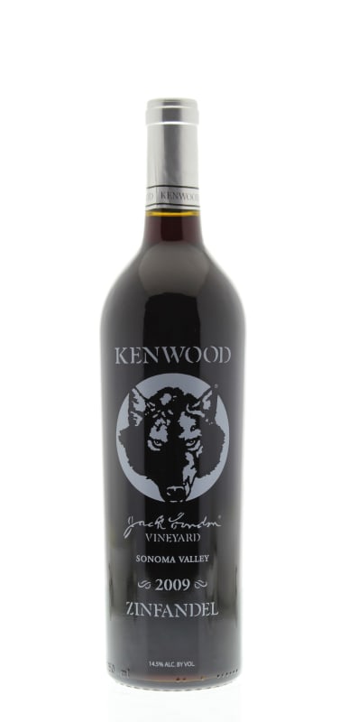 Kenwood Jack London Vineyard Zinfandel 2009 Front Bottle Shot