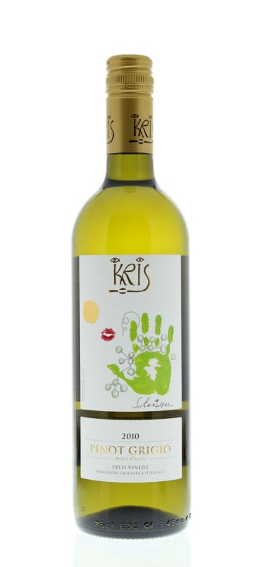 Kris Pinot Grigio 2010 Front Bottle Shot