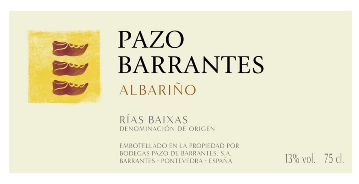 Pazo de Barrantes Albarino 2009 Front Label