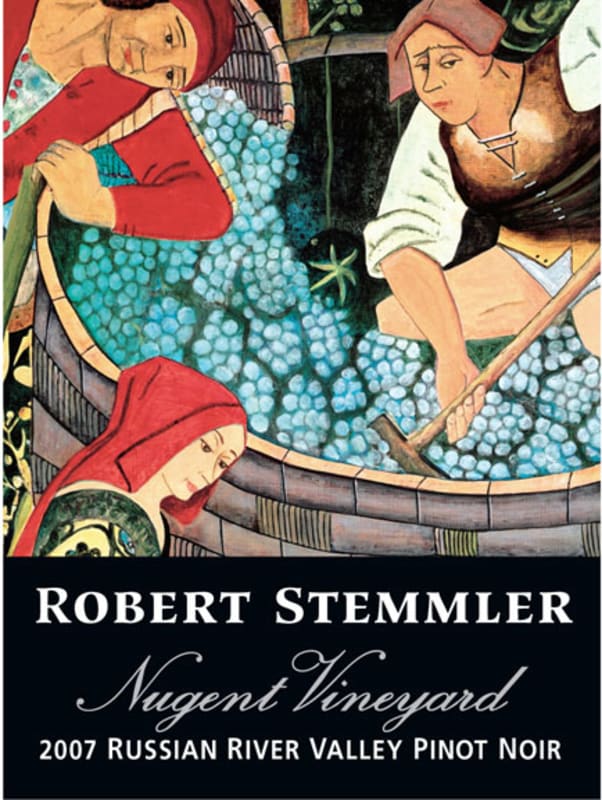 Robert Stemmler Nugent Vineyard Pinot Noir 2007 Front Label
