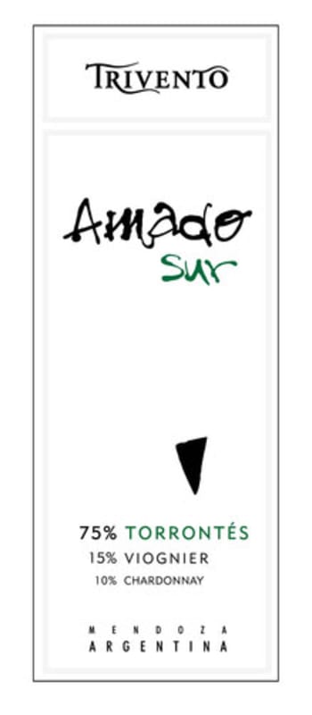 Trivento Amado Sur Torrontes 2010 Front Label
