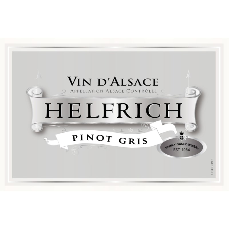 Helfrich Pinot Gris 2009 Front Label