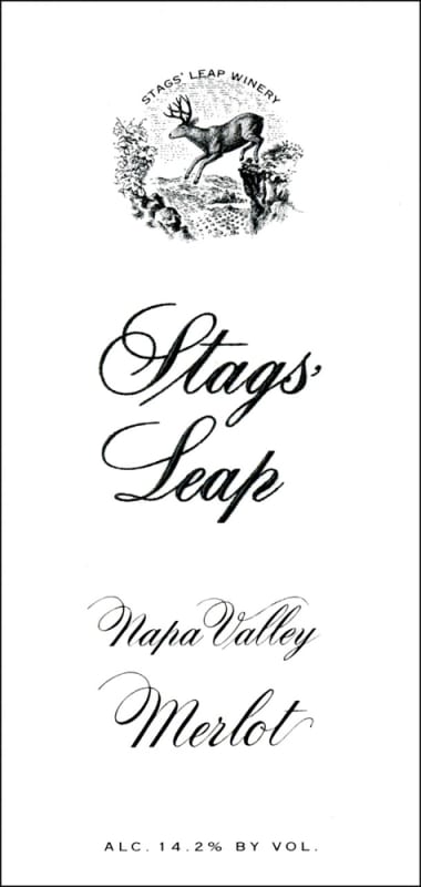 Stags' Leap Winery Merlot 2008 Front Label