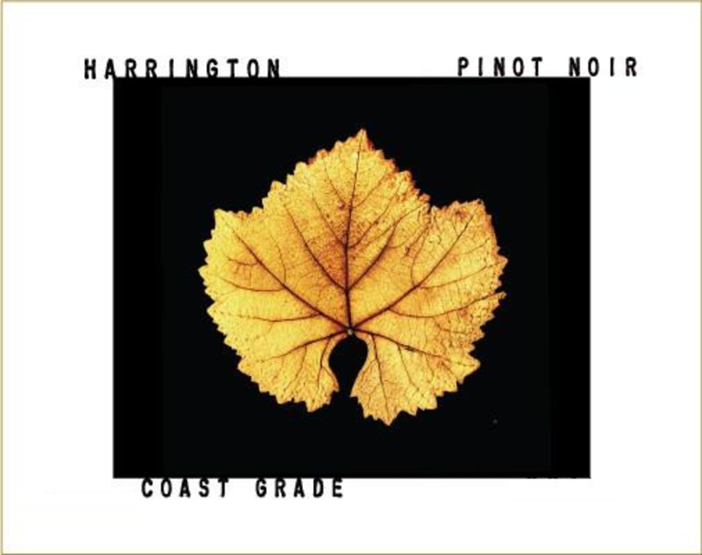 Harrington Coast Grade Vineyard Pinot Noir 2014 Front Label