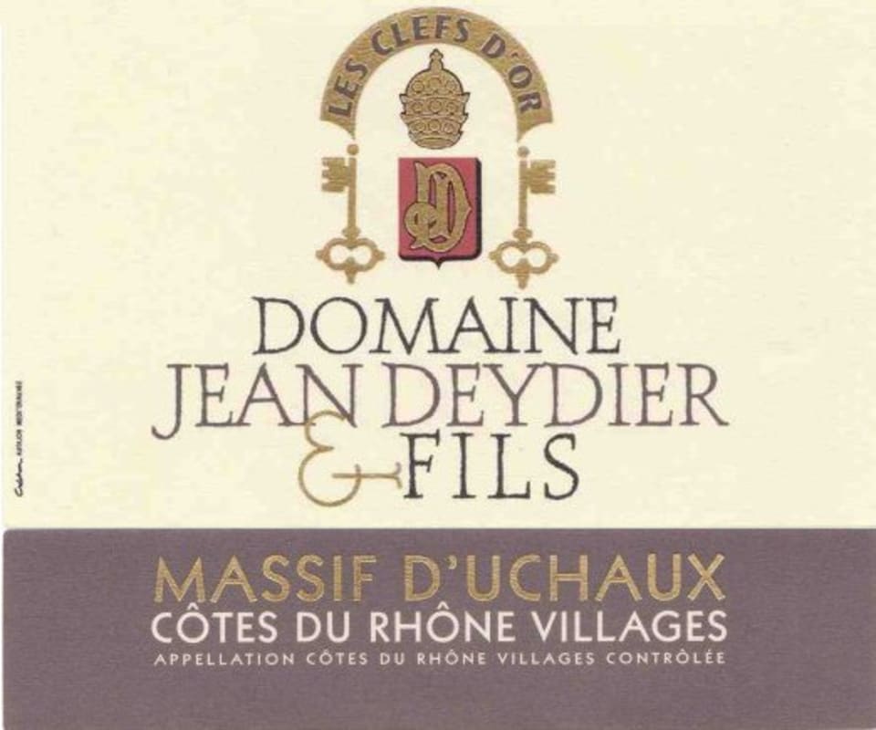 Les Clefs d'Or Cotes du Rhone Villages Massif d'Uchaux 2011 Front Label