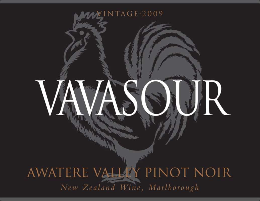 Vavasour Pinot Noir 2009 Front Label