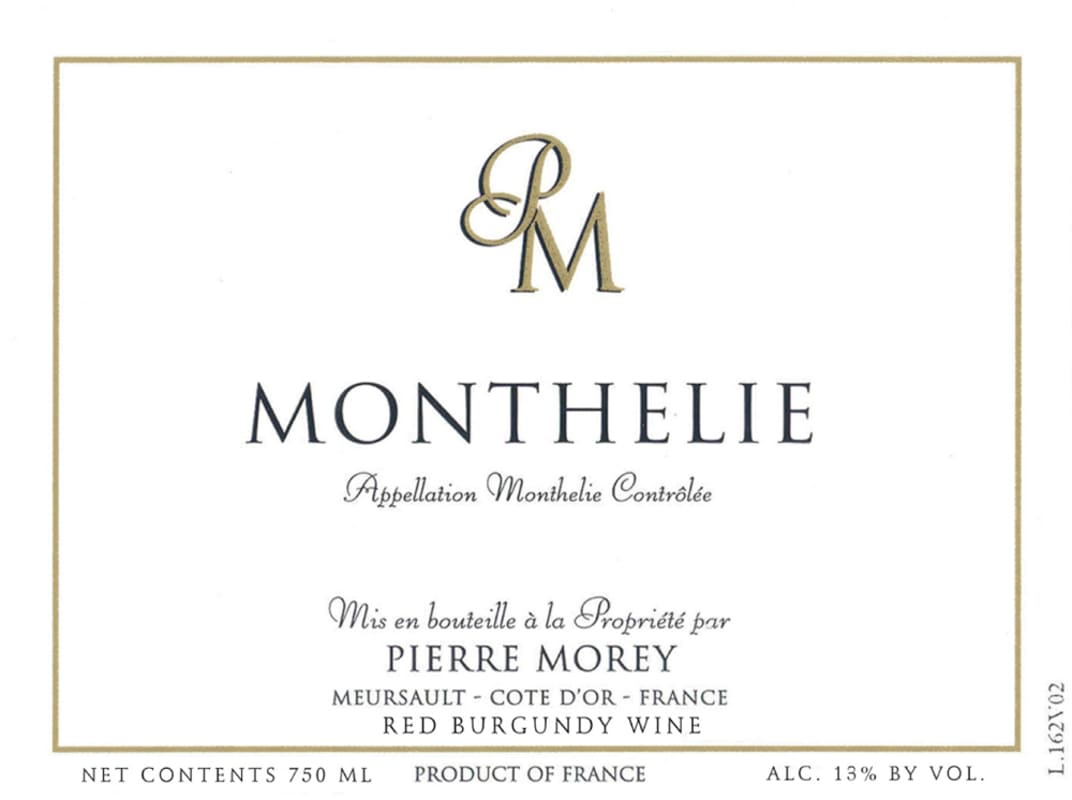 Domaine Pierre Morey Monthelie 2006 Front Label