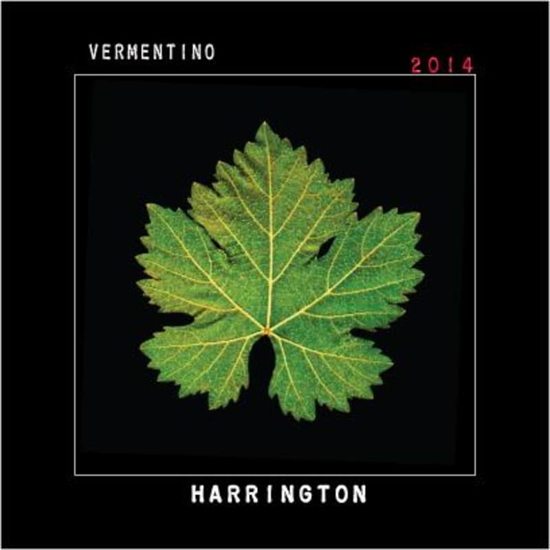 Harrington Cedar Lane Vineyard Vermentino 2014 Front Label