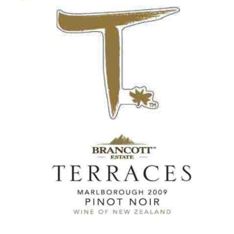 Brancott Terraces Estate Pinot Noir 2009 Front Label
