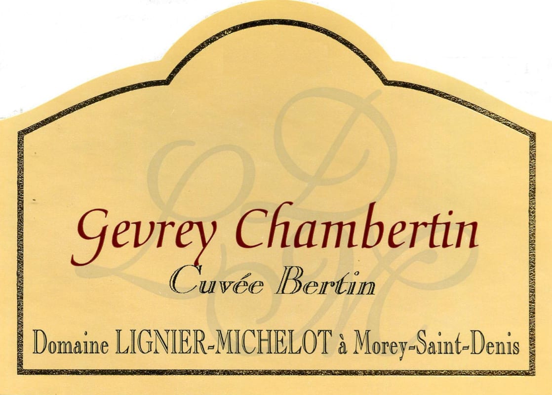 Lignier-Michelot Gevrey-Chambertin Cuvee Bertin 2006 Front Label