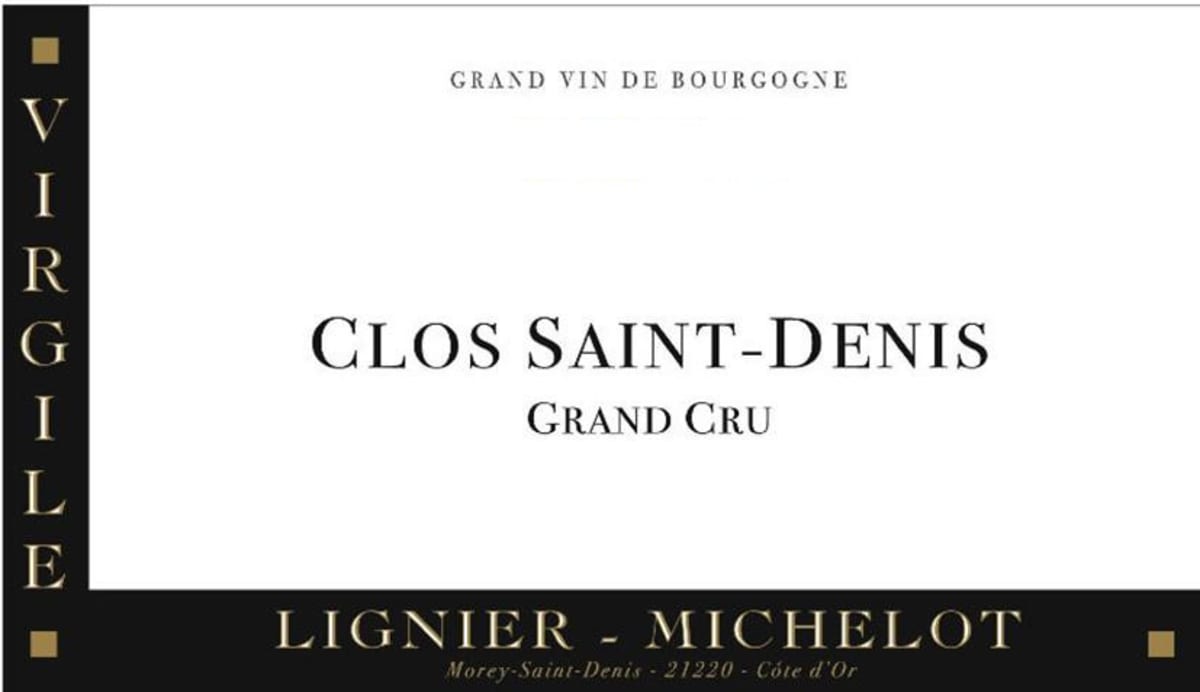 Lignier-Michelot Clos Saint-Denis Grand Cru 2012 Front Label