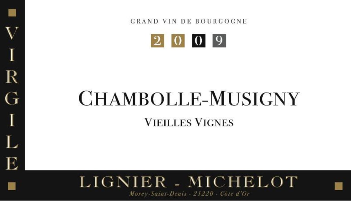 Lignier-Michelot Chambolle-Musigny Vieilles Vignes 2009 Front Label