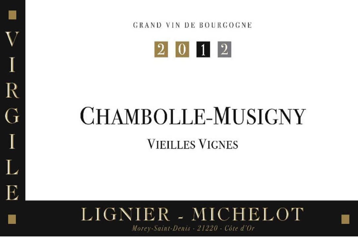 Lignier-Michelot Chambolle-Musigny Vieilles Vignes 2012 Front Label