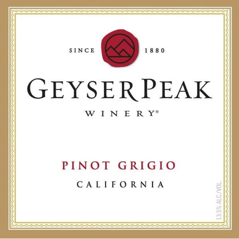 Geyser Peak Pinot Grigio 2009 Front Label