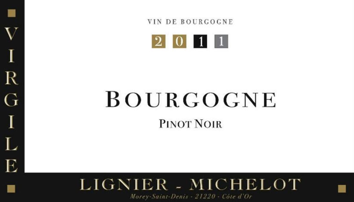 Lignier-Michelot Bourgogne Pinot Noir 2011 Front Label