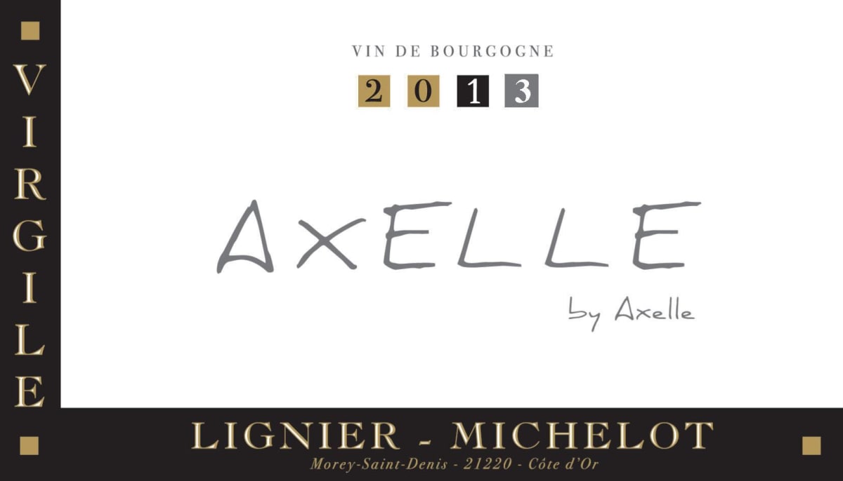 Lignier-Michelot Axelle 2013 Front Label