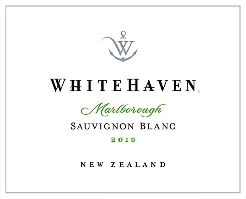 Whitehaven Sauvignon Blanc 2010 Front Label
