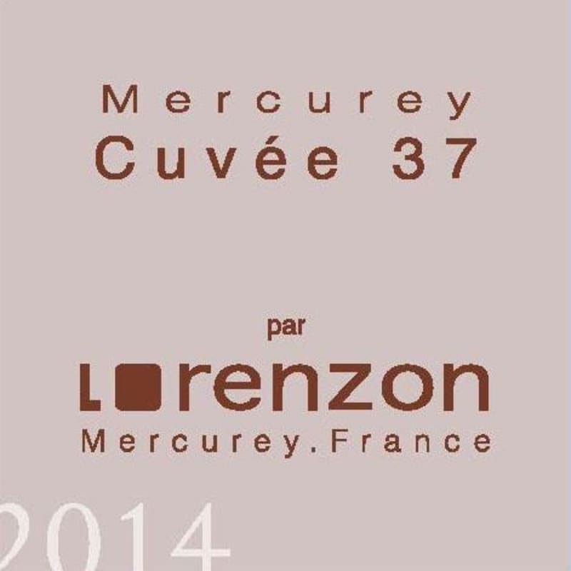 Domaine Bruno Lorenzon Cuvee 37 2014 Front Label