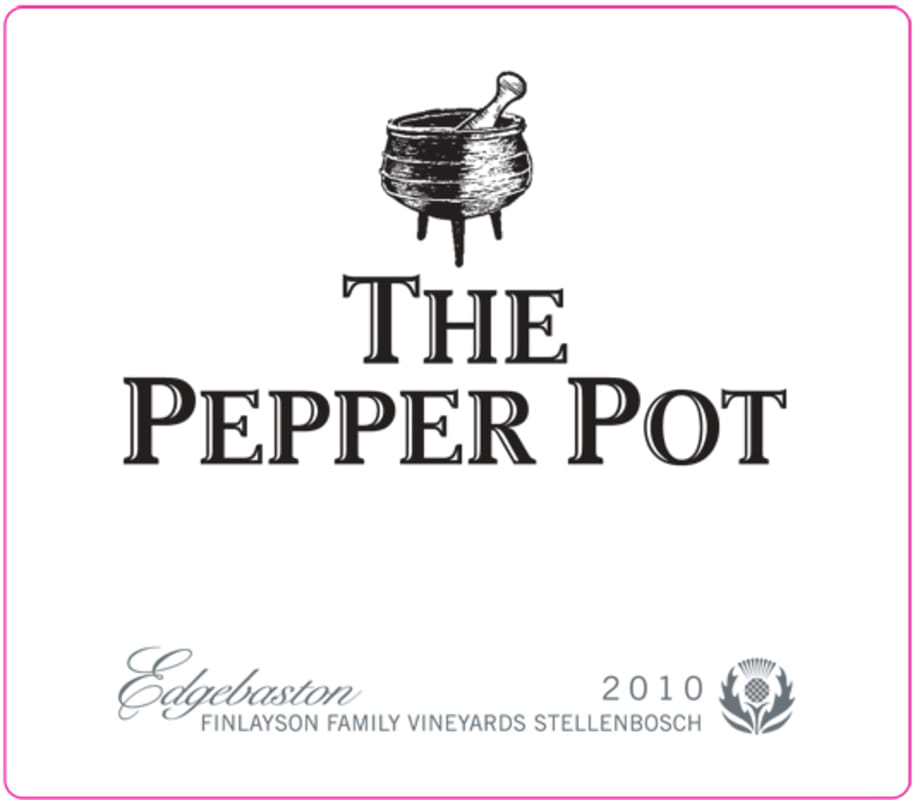 Edgebaston The Pepper Pot 2010 Front Label
