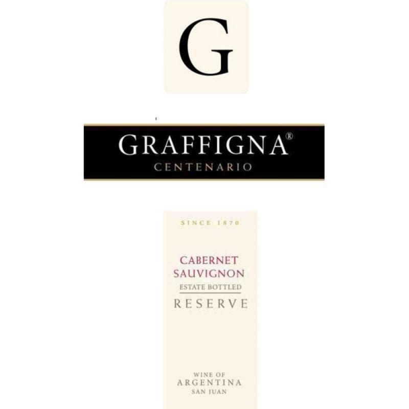 Graffigna Centenario Reserve Cabernet Sauvignon 2007 Front Label