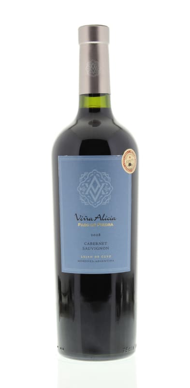 Vina Alicia Paso de Piedra Cabernet Sauvignon 2008 Front Bottle Shot