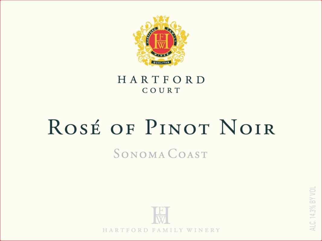 Hartford Rose of Pinot Noir 2015 Front Label