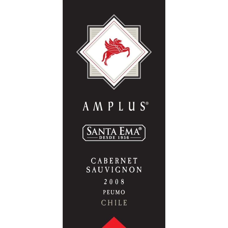 Santa Ema Amplus Cabernet Sauvignon 2008 Front Label