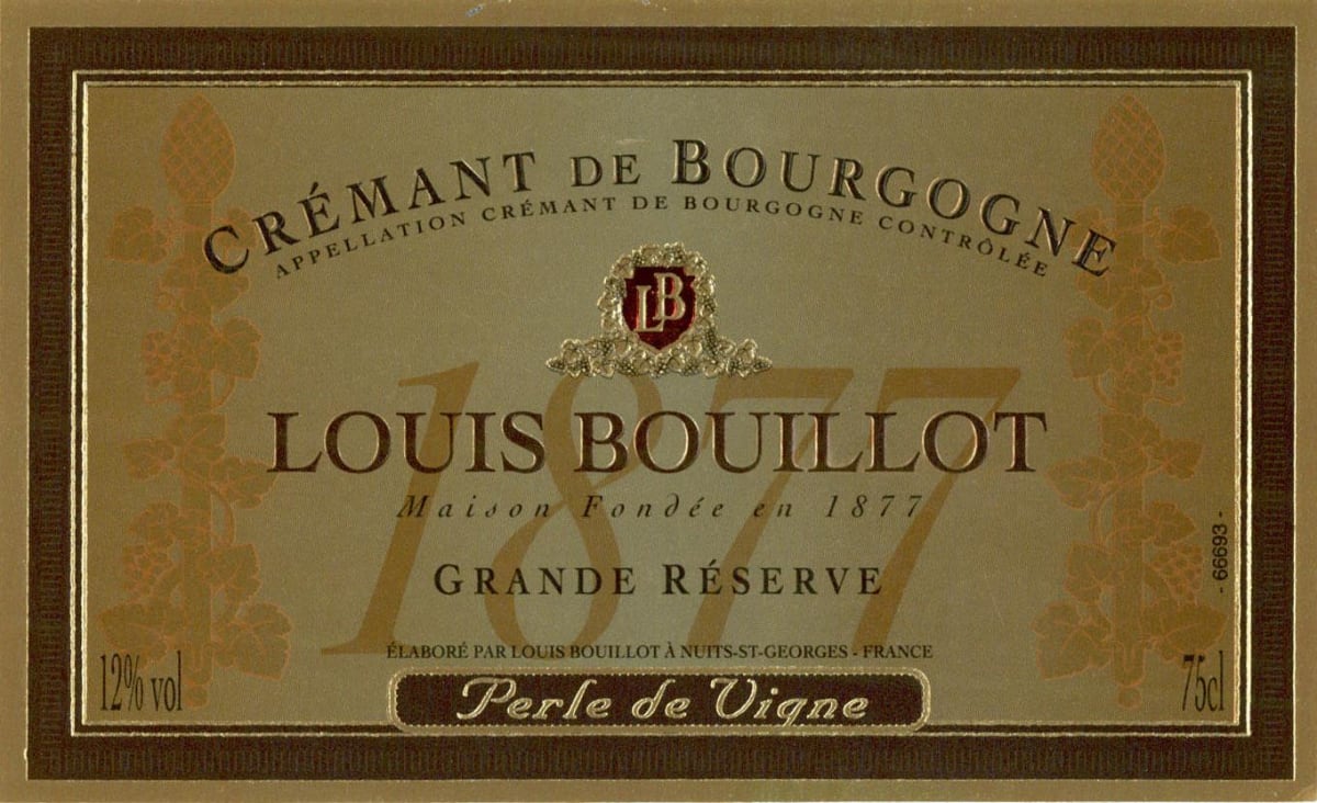 Louis Bouillot Perle de Vigne Gran Reserve Brut Front Label
