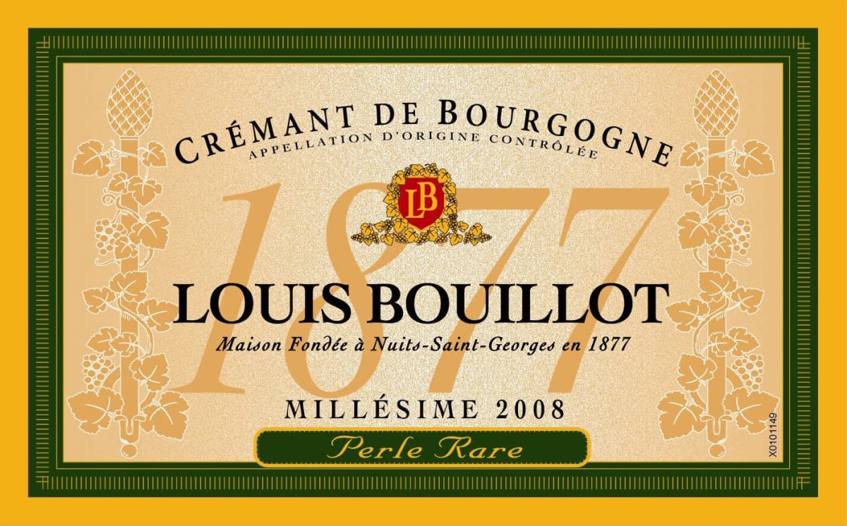 Louis Bouillot Perle Rare 2008 Front Label