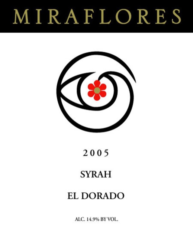 Miraflores El Dorado Syrah 2005 Front Label