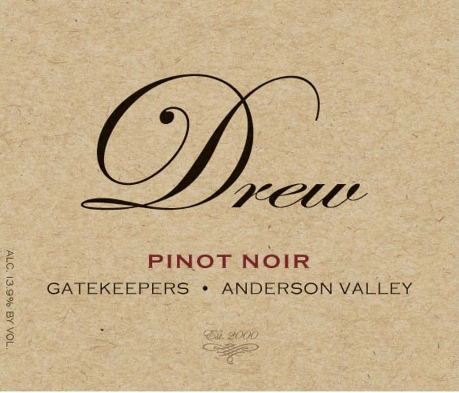 Drew Gatekeepers Pinot Noir 2009 Front Label