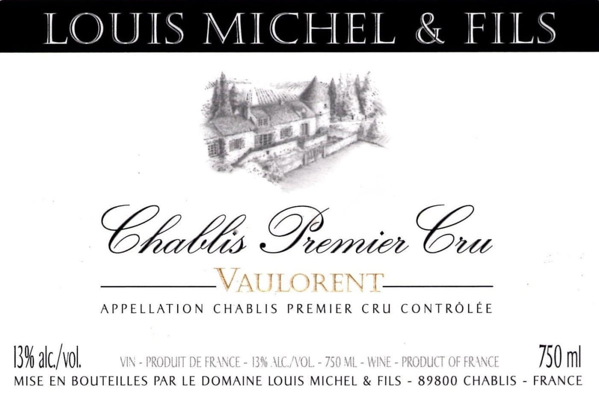 Louis Michel Chablis Vaulorent Premier Cru 2011 Front Label
