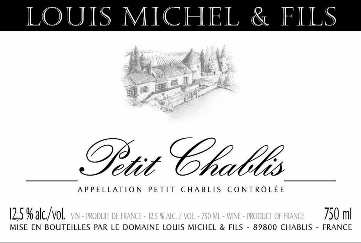 Louis Michel Petit Chablis 2012 Front Label