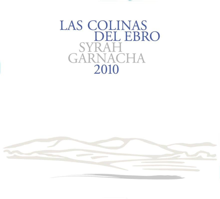 Las Colinas del Ebro Syrah Garnacha 2010 Front Label