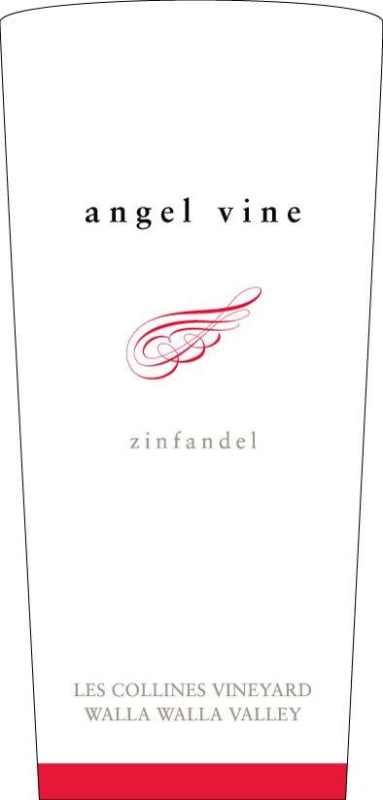 Angel Vine Les Collines Zinfandel 2012 Front Label