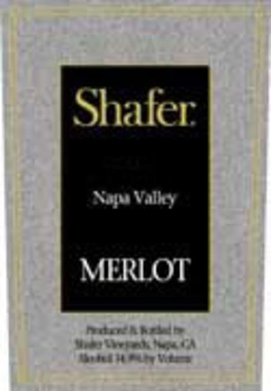 Shafer Napa Valley Merlot 2008 Front Label