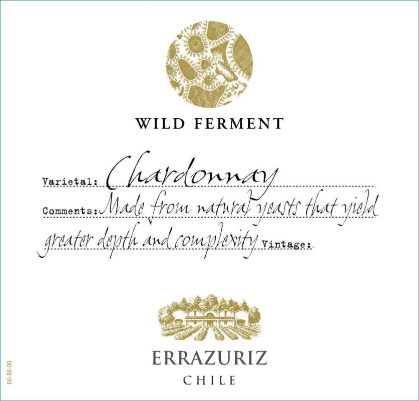Errazuriz Wild Ferment Chardonnay 2010 Front Label