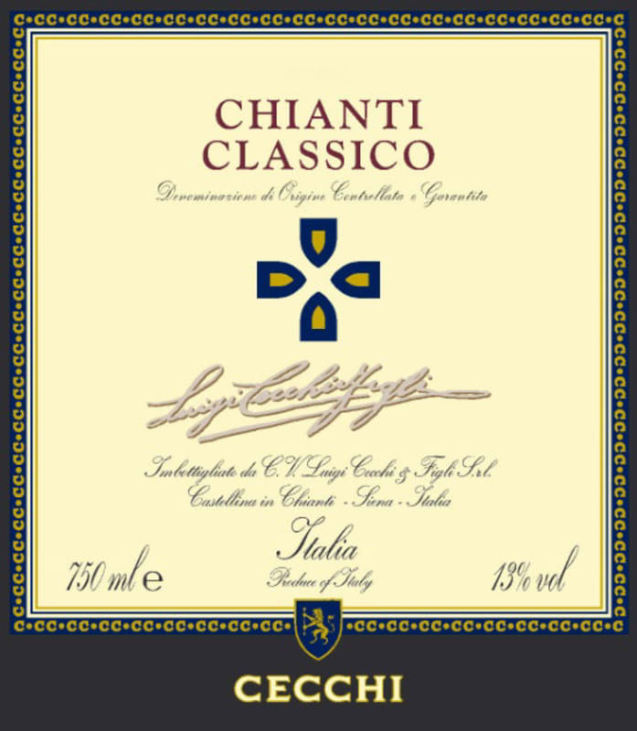 Cecchi Chianti Classico 2009 Front Label