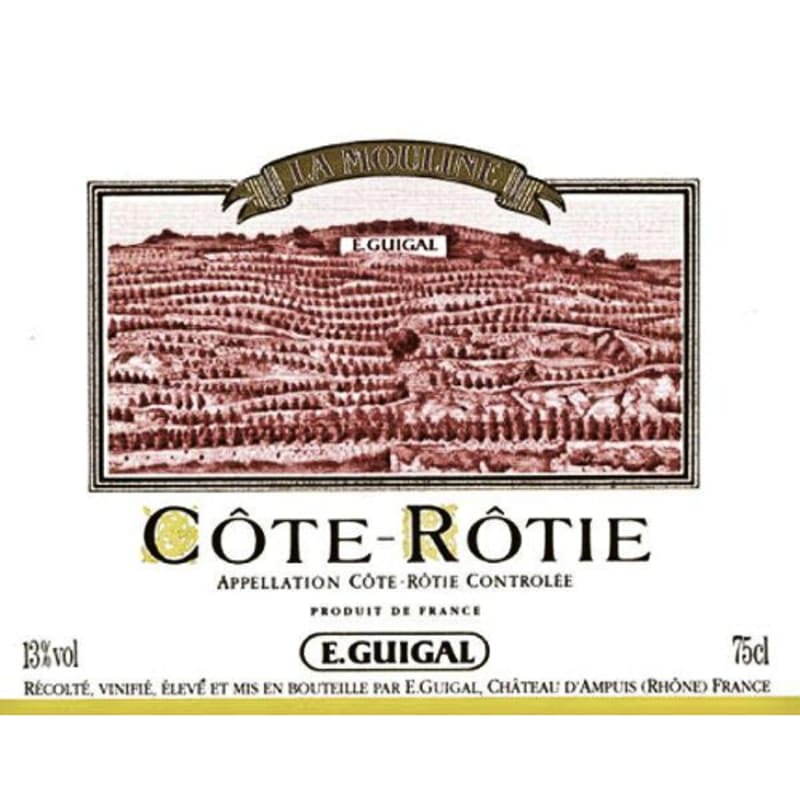 E. Guigal Cote Rotie La Mouline 2007 Front Label