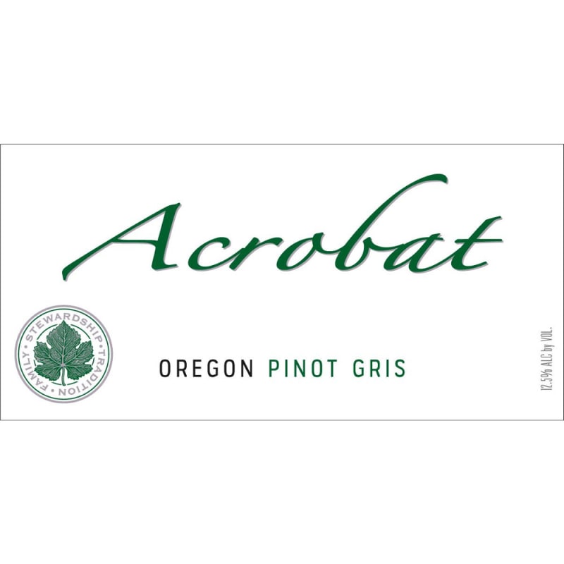 Acrobat Pinot Gris 2010 Front Label