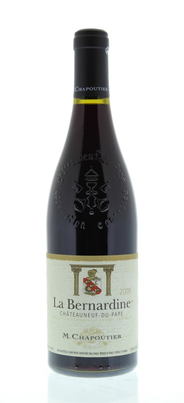 M. Chapoutier Chateauneuf-du-Pape La Bernardine 2009 Front Bottle Shot