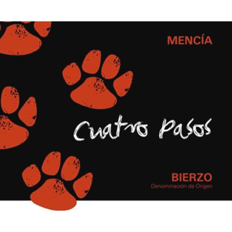 Martin Sarmiento Cuatro Pasos Mencia 2009 Front Label